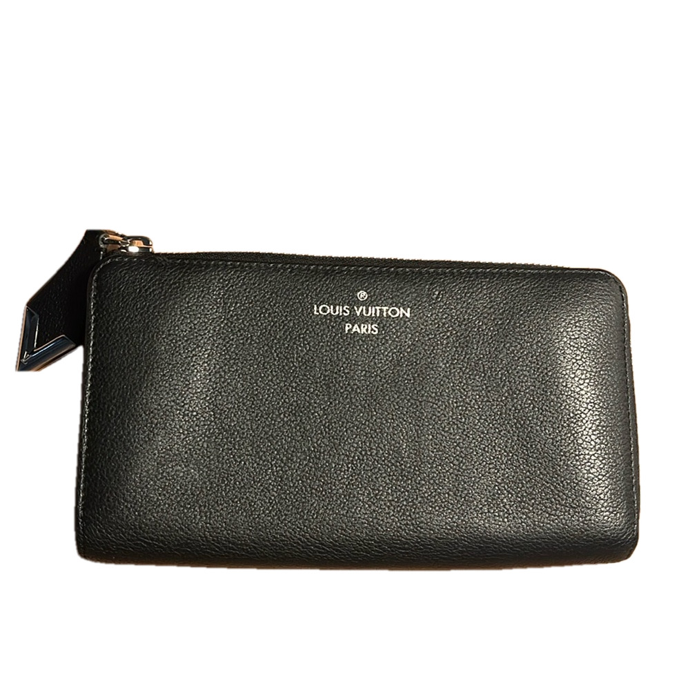 Authentic Louis Vuitton Vaux Kashmir Parassea Portefeuille Comet Leather Wallet